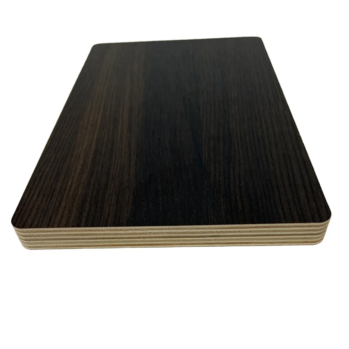 Linyi Factory Wholesale 1220x2440mm Furniture and Cabinet Used Black Melamine Plywood