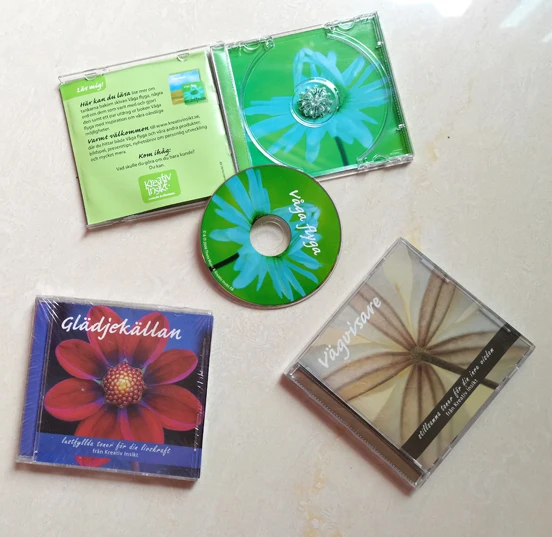 8cm/mini cds dvds replication in jewel case packaging with color insert