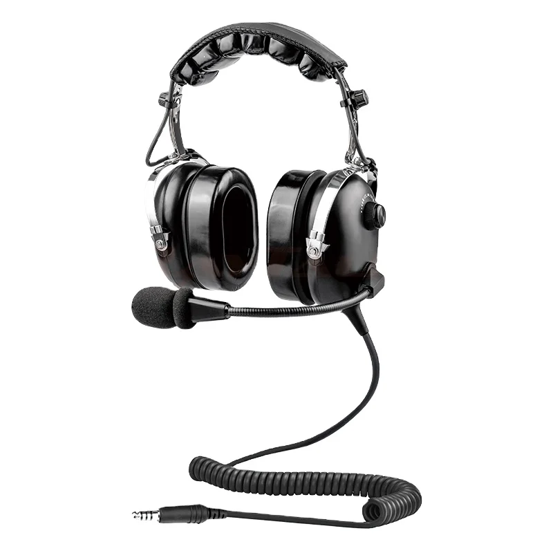 pilot headset PNR Aviation Airline Headphone Helicopter U-174/U Headset