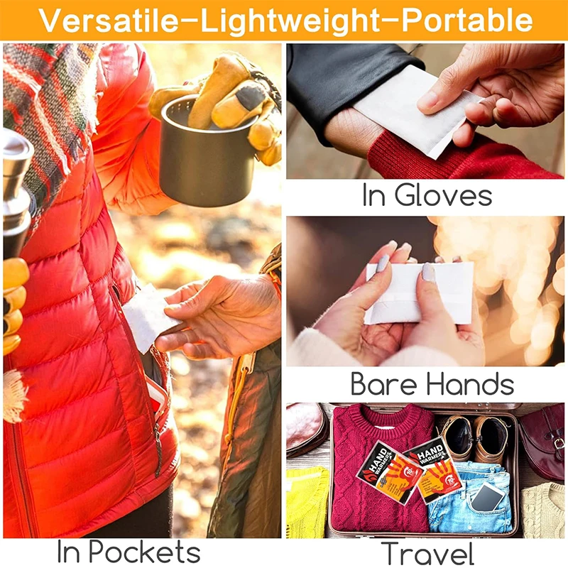 Custom Logo Air Activation Disposable Pocket Hot Hands Hand Warmers Heat Packs