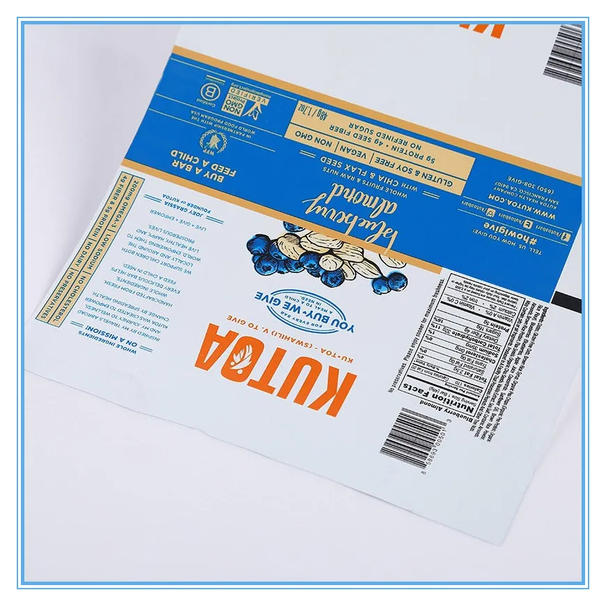 Flexible printing food grade laminated packaging film roll