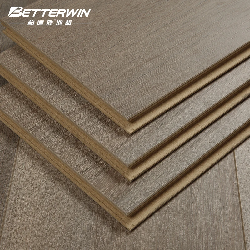 Modern 8mm 9mm 10mm 12mm High Gloss Waterproof Laminate Flooring Living Room Laminate Flooring