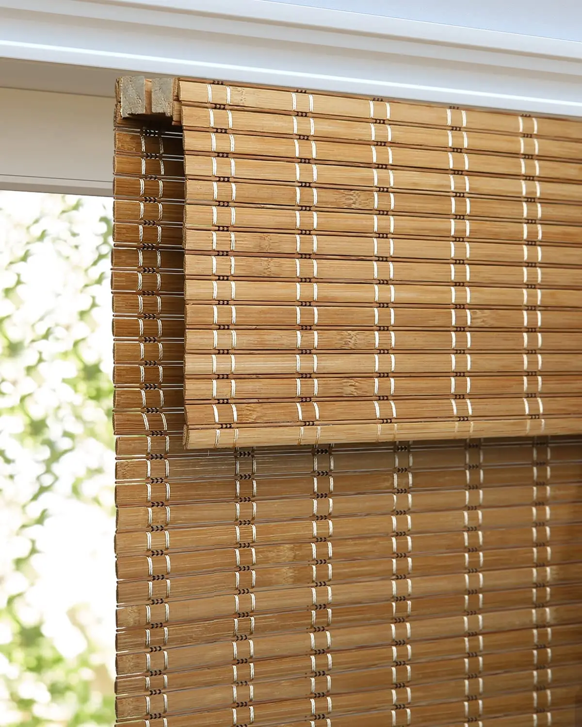 Cordless roman shade Bamboo privacy blinds Bamboo roman blind cordless roman shades custom size bamboo privacy blinds for window