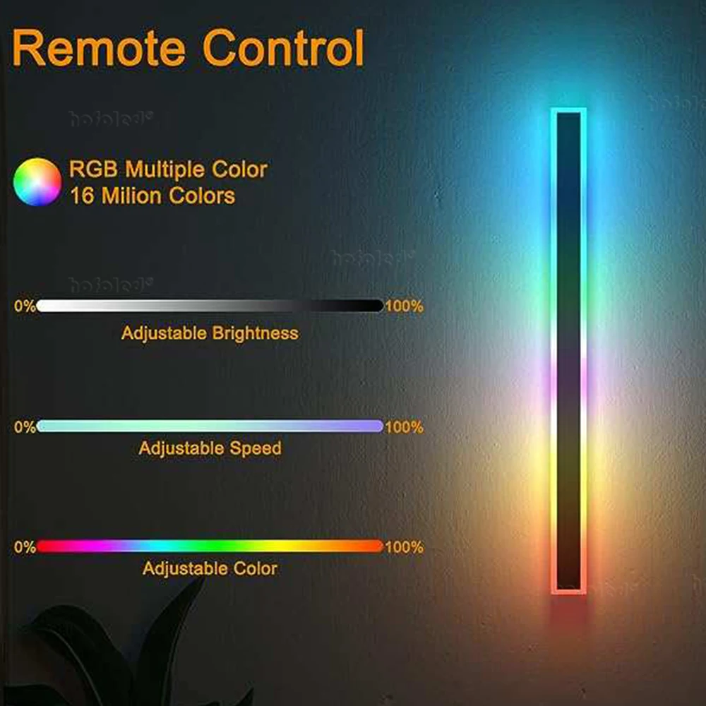 Hofoled RGBW TUYA WiFi LED Wall Sconce Light IP65 Home Garden Color Change RGB Outdoor Smart Wall Lights with Alexa Google Music