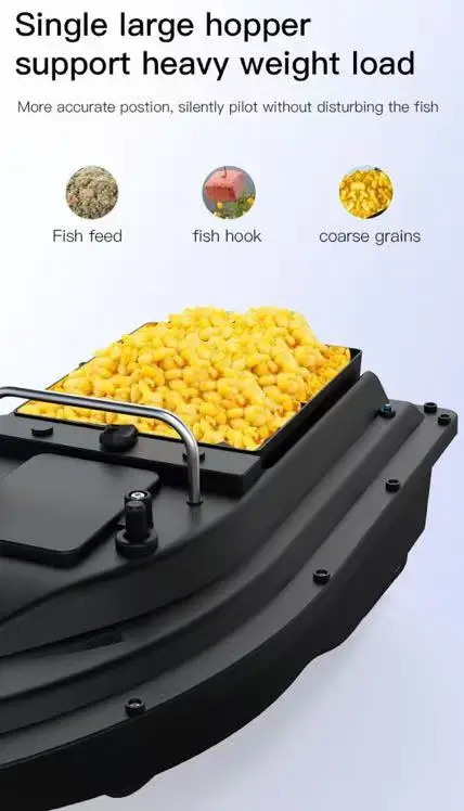 NEWRGY D16 Wireless Dual-motor Fishing Feeder Device RC Fishing Bait Boat 3 Night Lights Intelligent RC Boat 500m