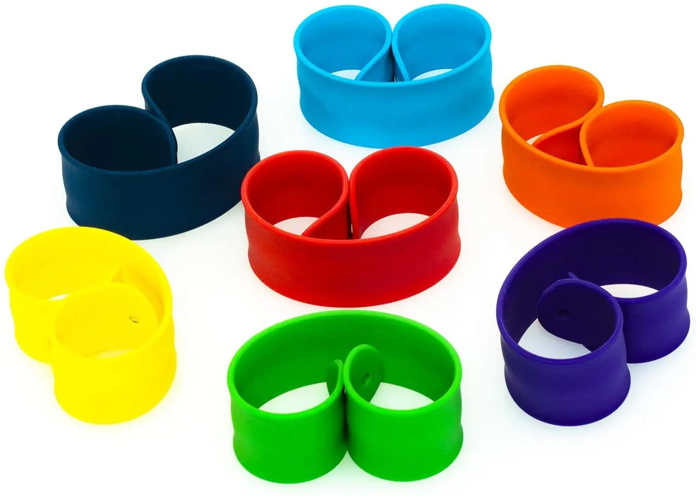 Wholesale bulk cheap custom eco-friendly rubber snap wristband recycled blank silicone slap bracelet for promotion