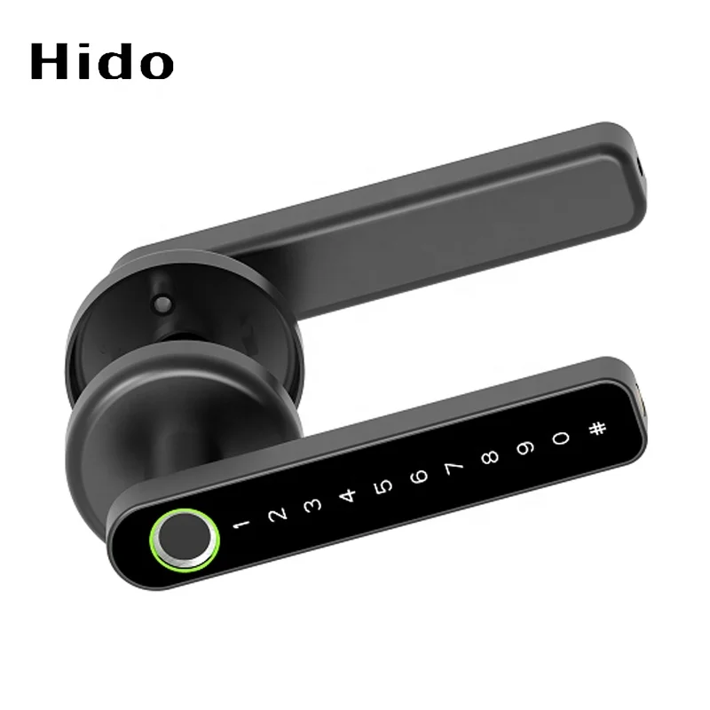 Hido бесключевая Блокировка входной двери Deadbolt ручка пароль отпечатков пальцев Дверной замок умный