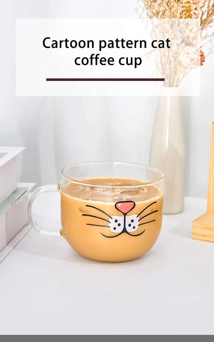 Custom  coffee mugs with amazing logo latte cup glass beer cup all capacity choice OEM glass milk cup