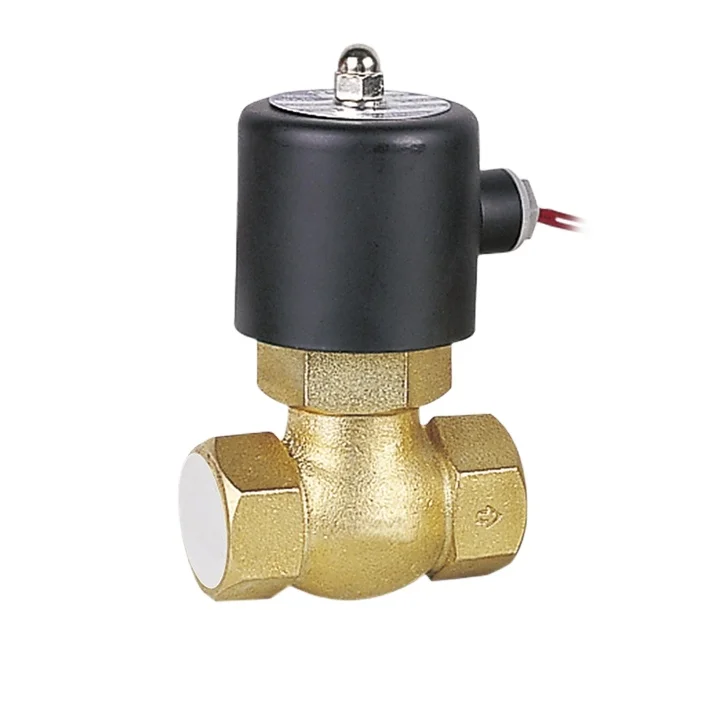 US-20 2L-20 series Normally Closed 3/4 Inch Brass Solenoid Valve  2/2 Way High Temperature Steam Solenoid Valve