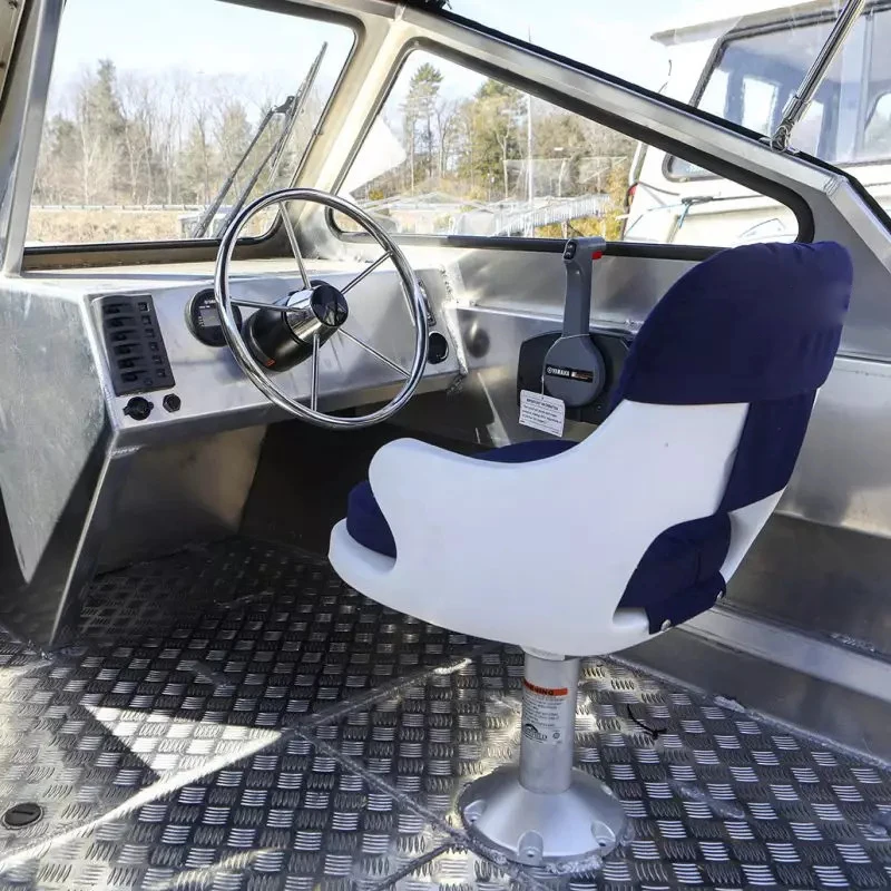 Soft Top All Weld  Aluminum Electric Sport  Fishing Boat with   forward mounted windshield