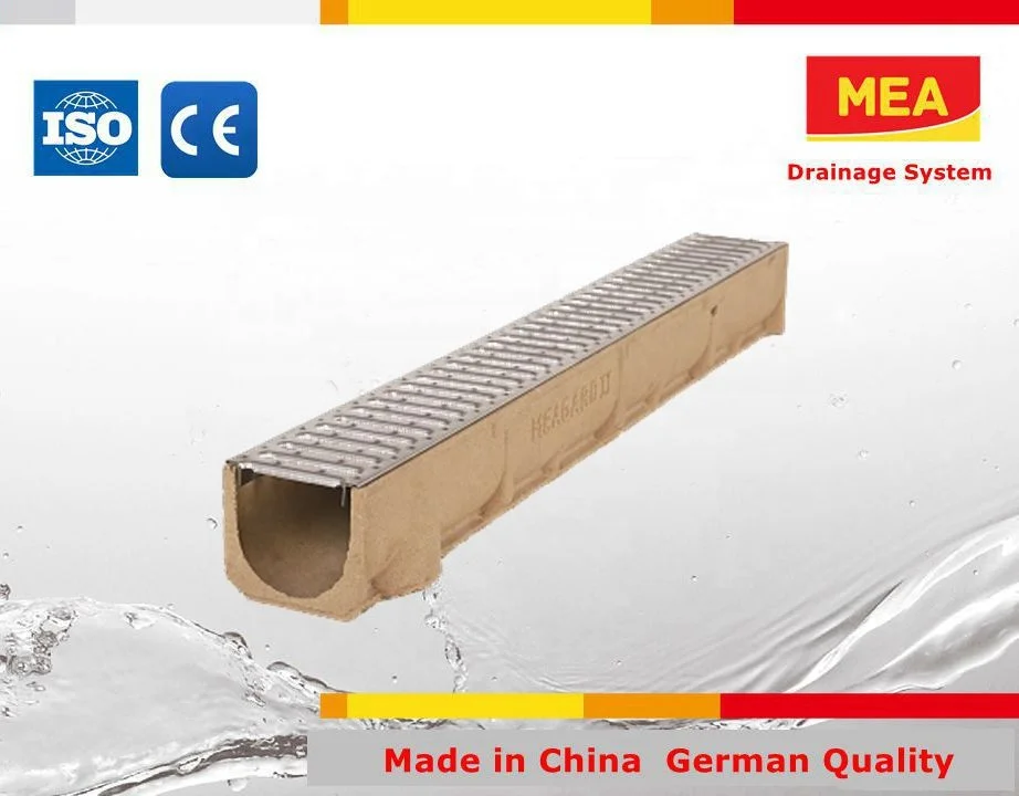 MEA Channel for Home and Garden ,drain polymer concrete channel
