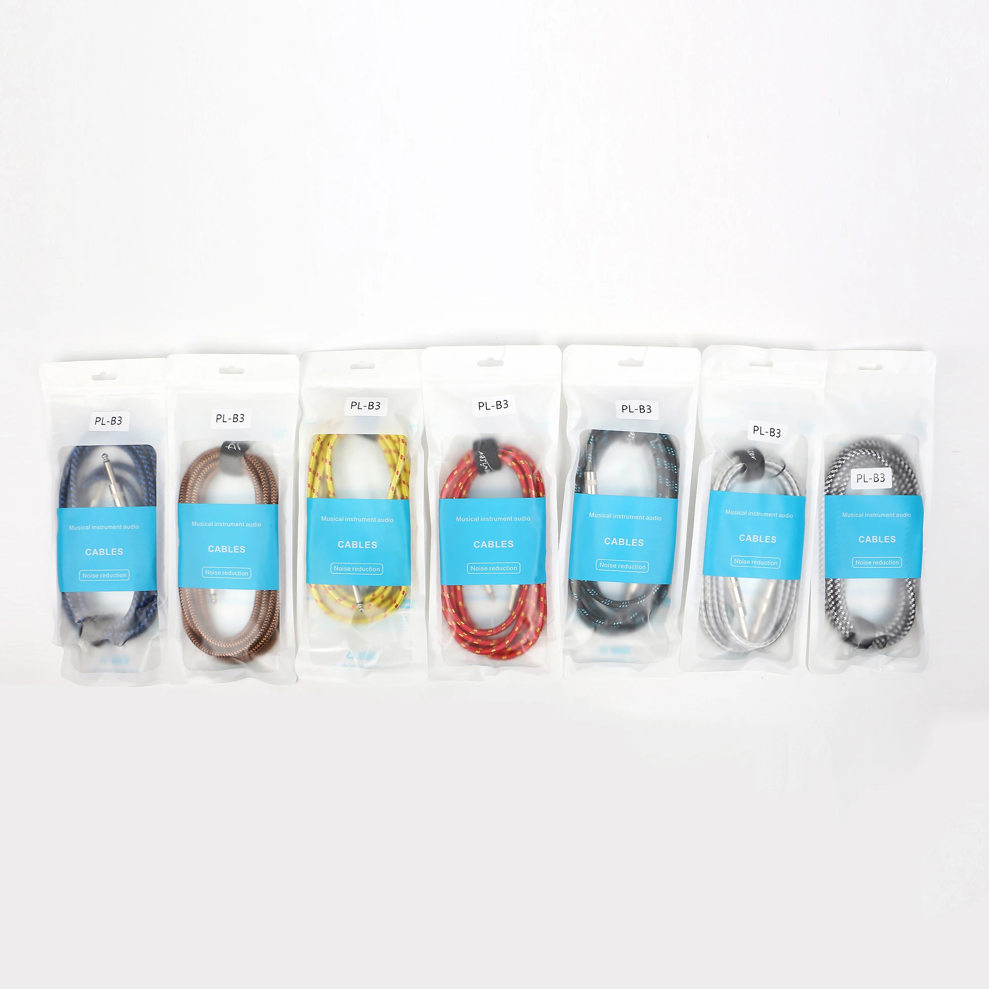 Deviser PL-B3 3M 6M 10M Instrument Electric Guitar cable Amplifier Drum Cable Wholesale