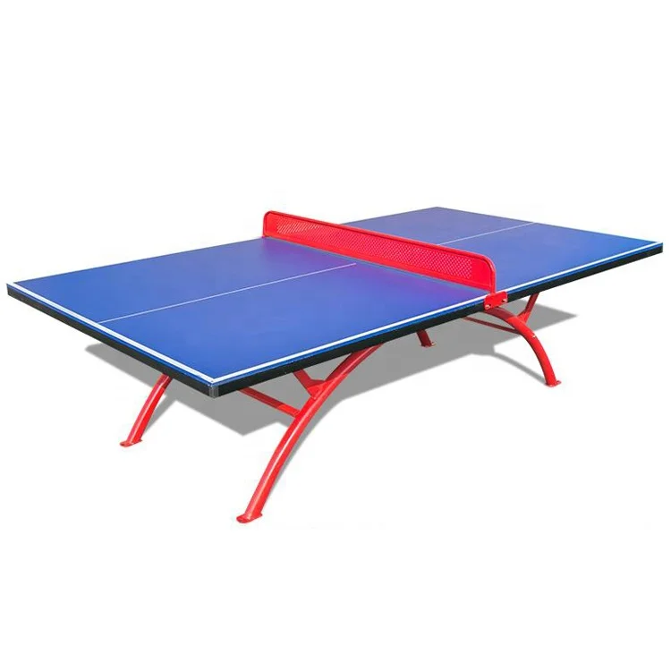 Removable Rainbow Ping Pong Table Legs SMC Outdoor Ping Pong Table