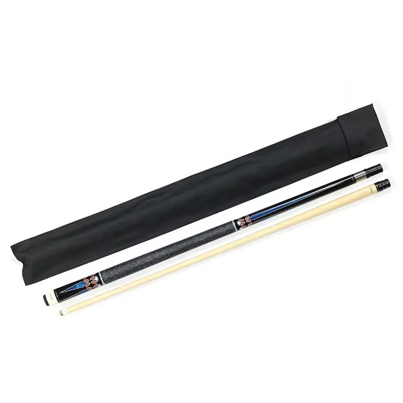 TQG-150 Pool Game Billiard Kit 1PC Uni-Lock Maple Cue Stick 1PC Canvas Bag Carbon Fiber Ash Material 9mm Brass Tip Steel Joint