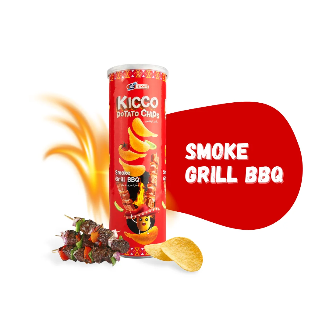 New Arrival Malaysia Hot Selling HALAL Classic Original Kicco Potato Chips Wholesale Snacks Keto Option Canister 100g Packaging
