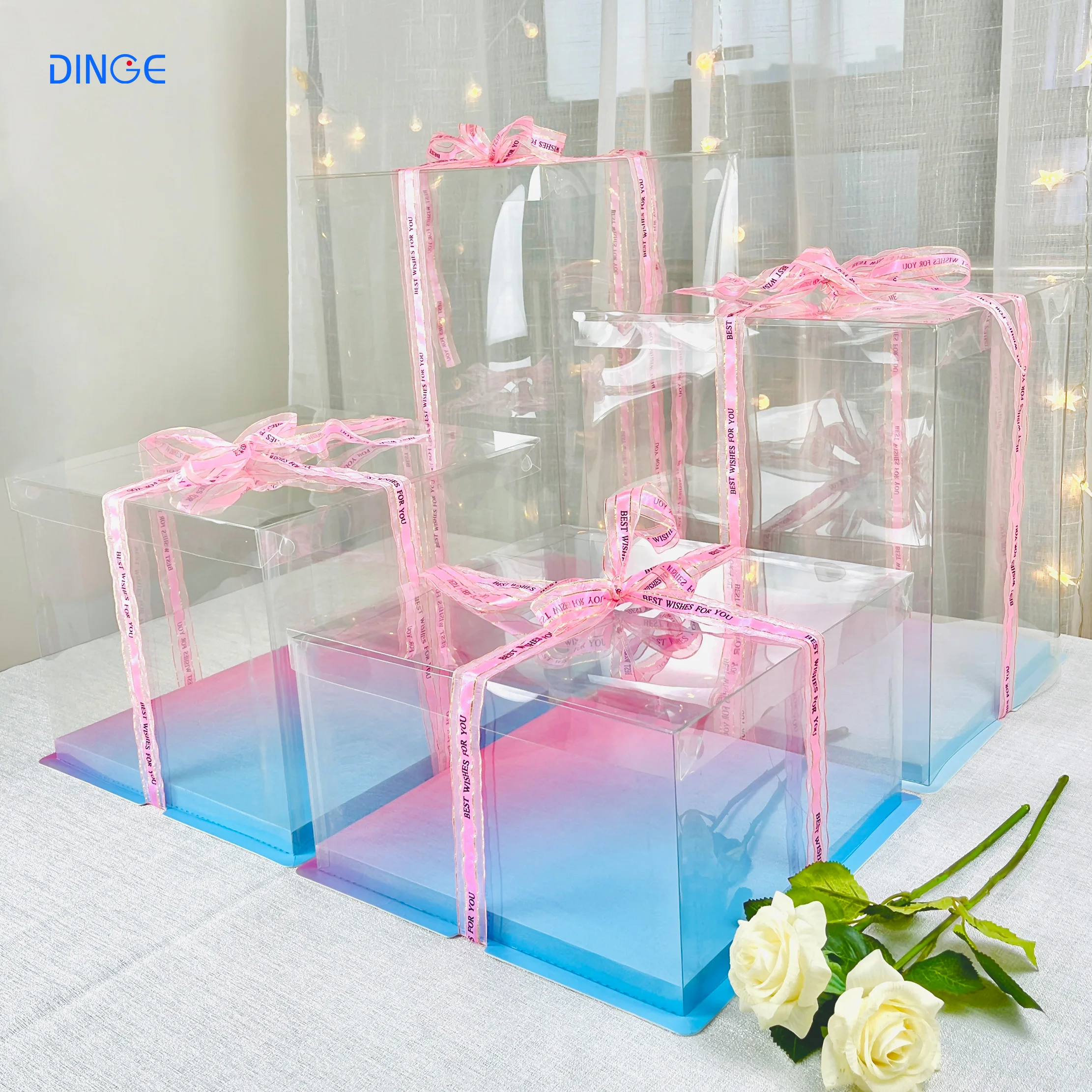 cake boxes square wedding cardboard cartridge packaging sri box lanka with window