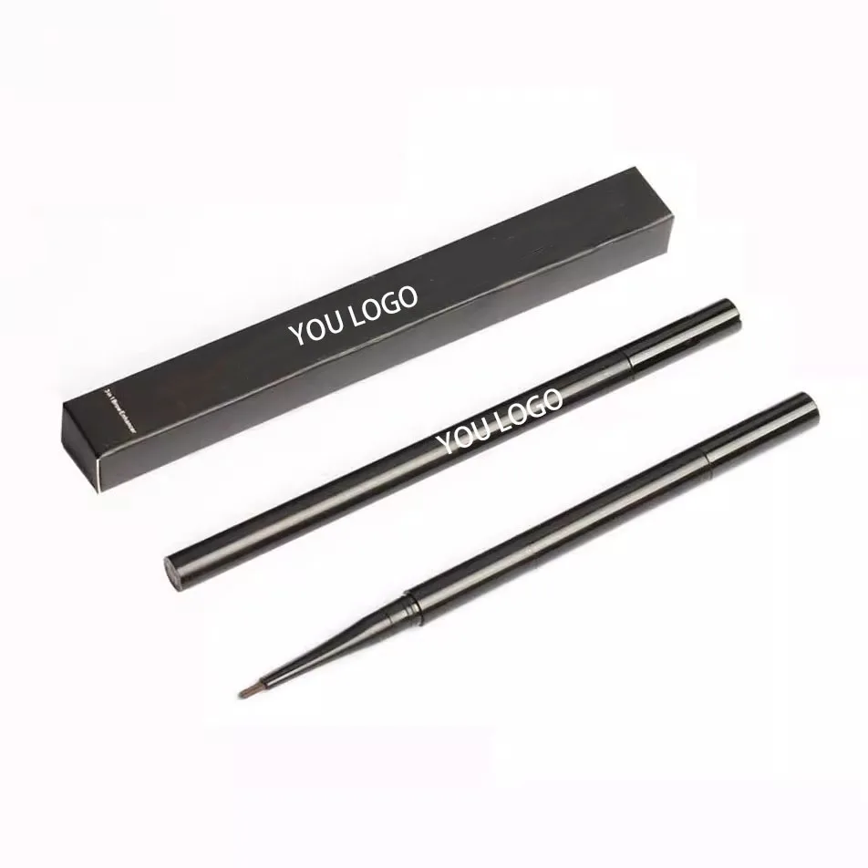 3  in 1 Eyebrow Pencil Multifunctional Private Label Vegan Waterproof  Eyebrow Pomade Eyebrow Brush