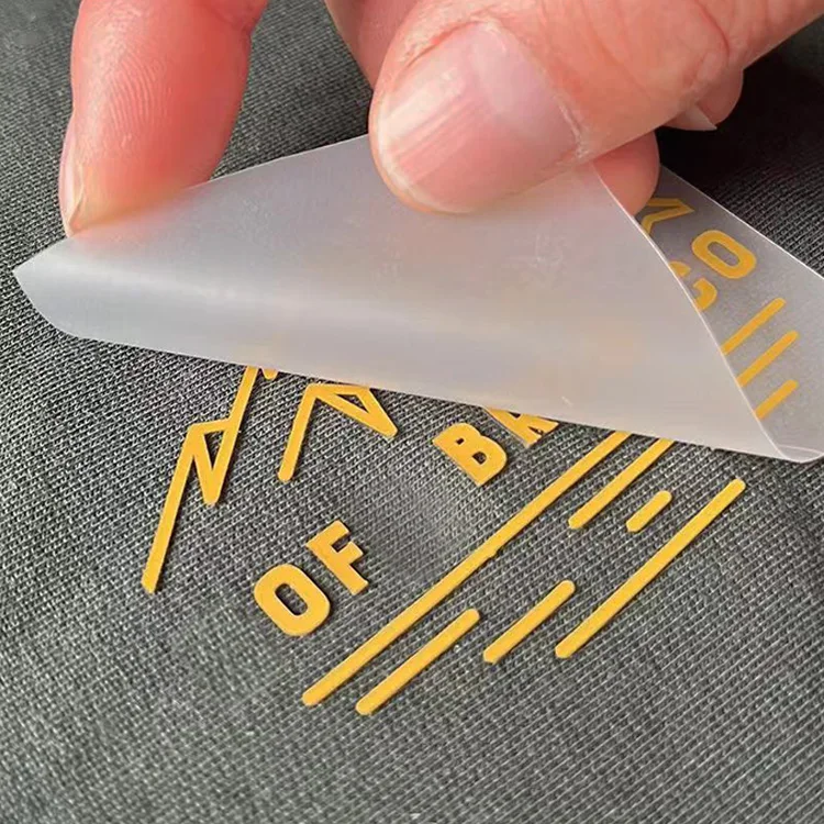 Пользовательский логотип наклейка для одежды переводная Печать Пользовательский логотип теплопередача