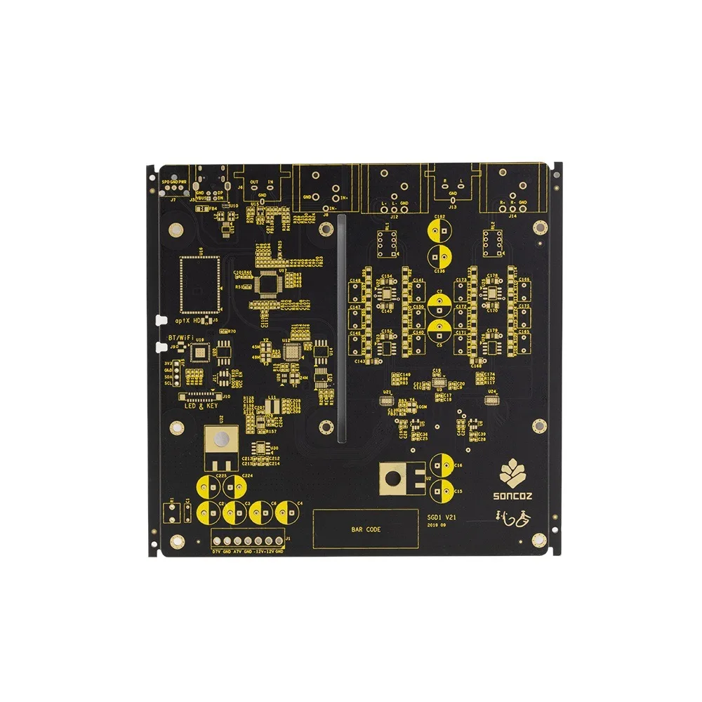 Custom Auto Component Multilayer Rigid Printed PCB Led Pcb For Manufacture Backlight Tv Led Strip Rigid Circuit Boards