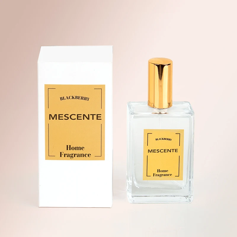 Mescente 100ml New style luxury air freshener scented mist room spray perfume for home fragrance diffuser