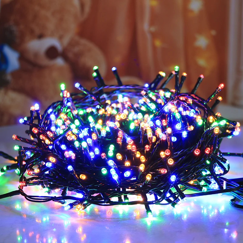 Hot sales 600L RGB led string light with waterproof IP44 multiple functional adapter for holiday lighting christmas decoration