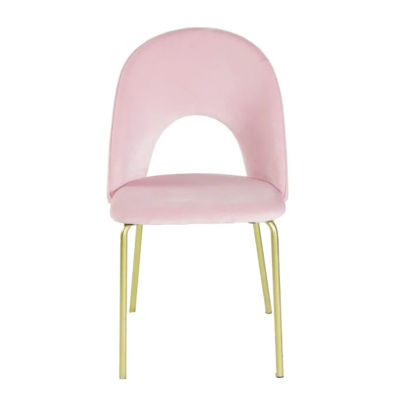 Wholesale Simple Hot Selling Golden Modern Velvet Dining Chair