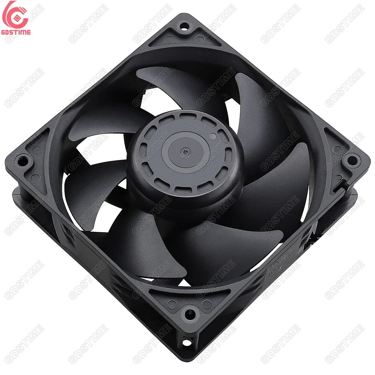 Gdstime GEP1238 AC 110V 220V 240V 5000RPM Fan 120x120x38mm Dual Ball  Exhaust Fan 120mm Air Cooling Brushless Fan