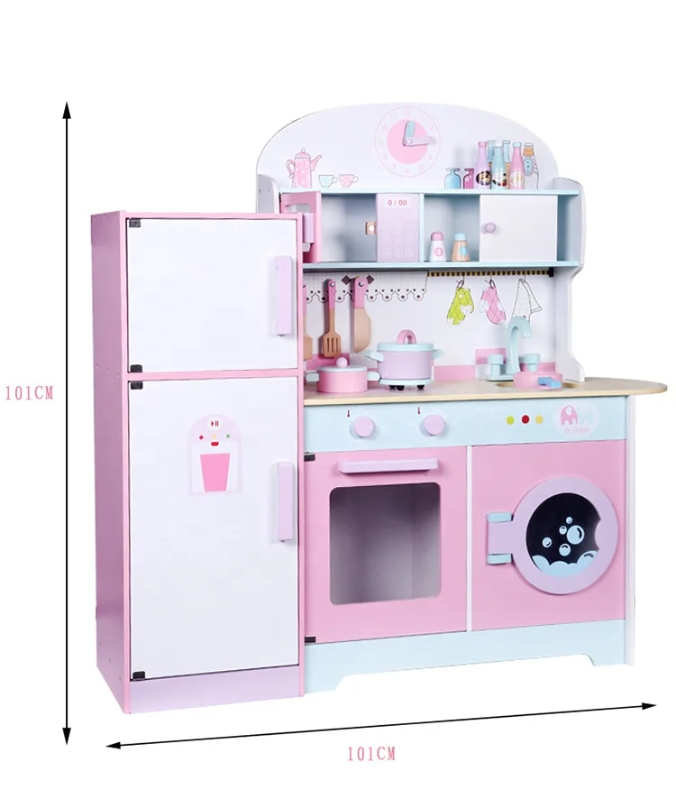 Pretend Play Wooden Toys Wooden Kitched Toys DIY Role Play Kitchenware