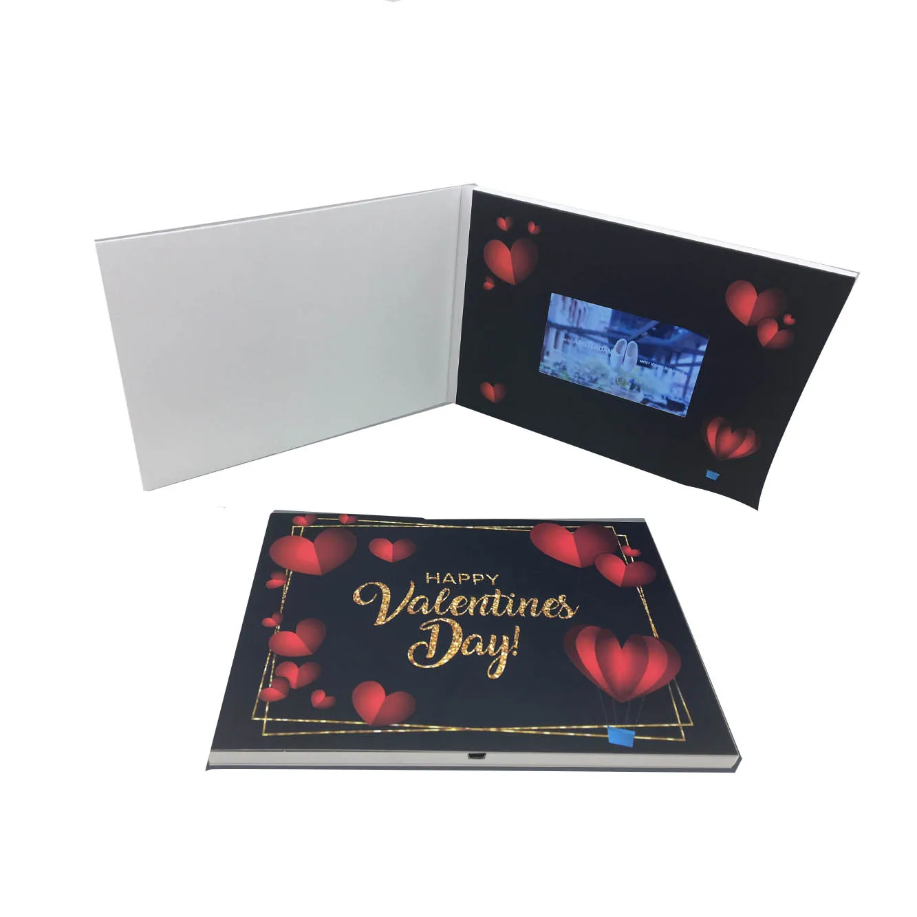 Wedding decorations and gifts 4.3 inch digital advertising video brochure promotional video card for presentations