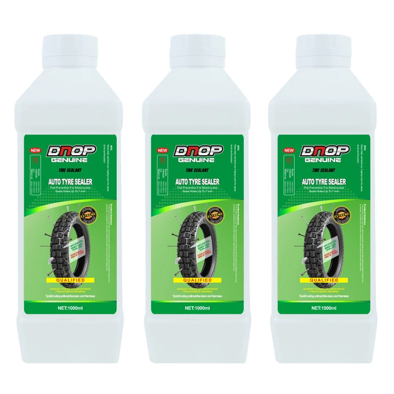 DNOP  1000ml Bicycle tire sealant Tire sealant perforation sealing fluid Non-toxic and latex free