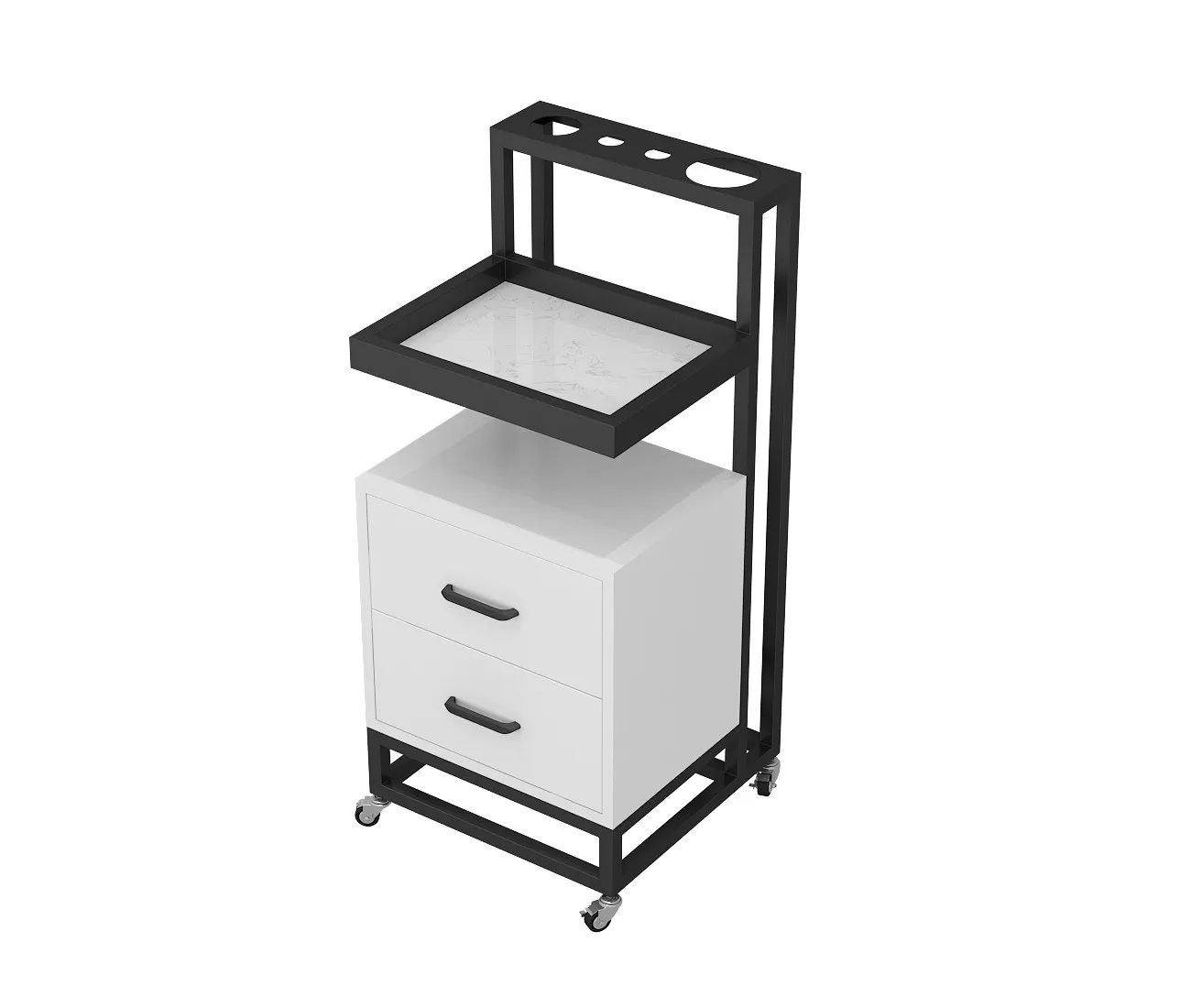 High Quality Multi Functional Hair Salon Styling Car Mobile Beauty Salon Tool Car Multi-Layer Storage Racks Hair Salon Trolley