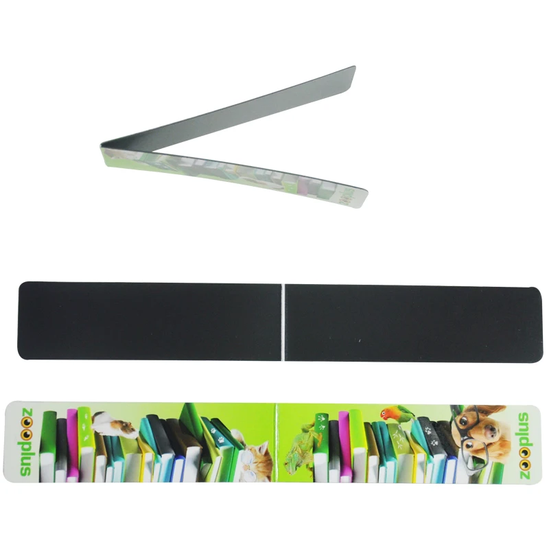 New arrivals products full color printing paper bookmark / folding magnetic bookmark
