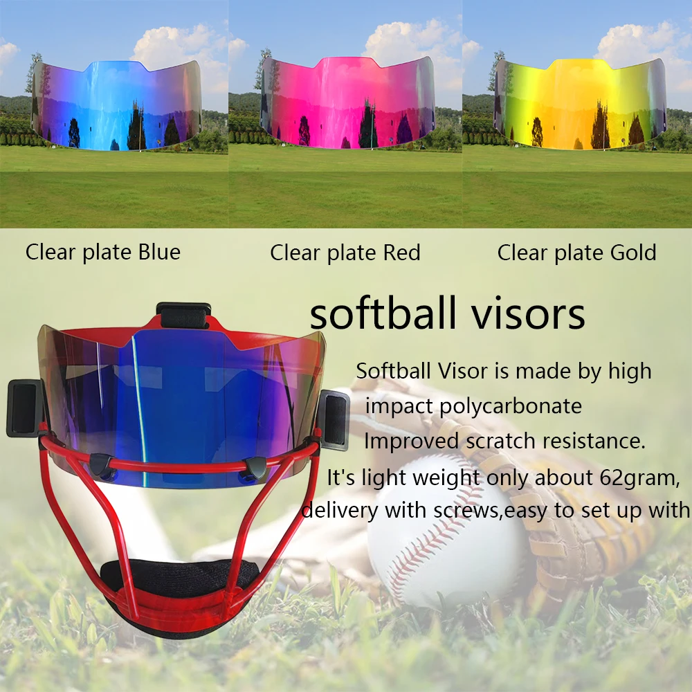 2023 New Design Defense Softball Mask Softball Strike Helmet Liner Game Training Head Protection