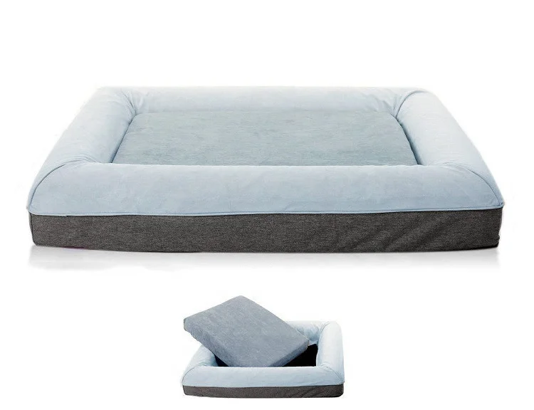 
Orthopedic Memory Foam Large Dog Bed Durable WaterProof Liner Removable Washable Cover 