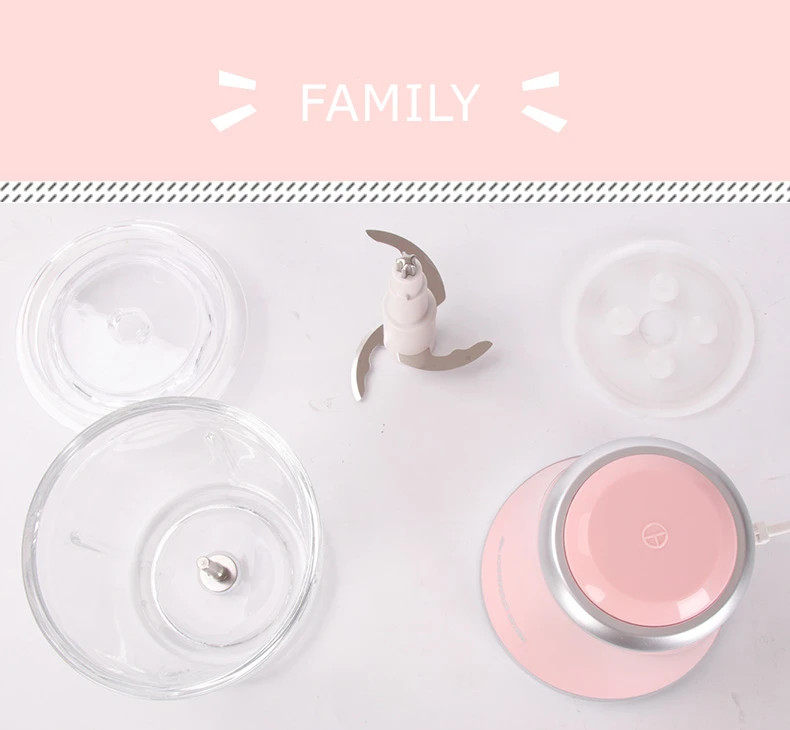 
Shiren best new home kitchen appliance Mini electric baby food processor electirc mini chopper for kids machine 