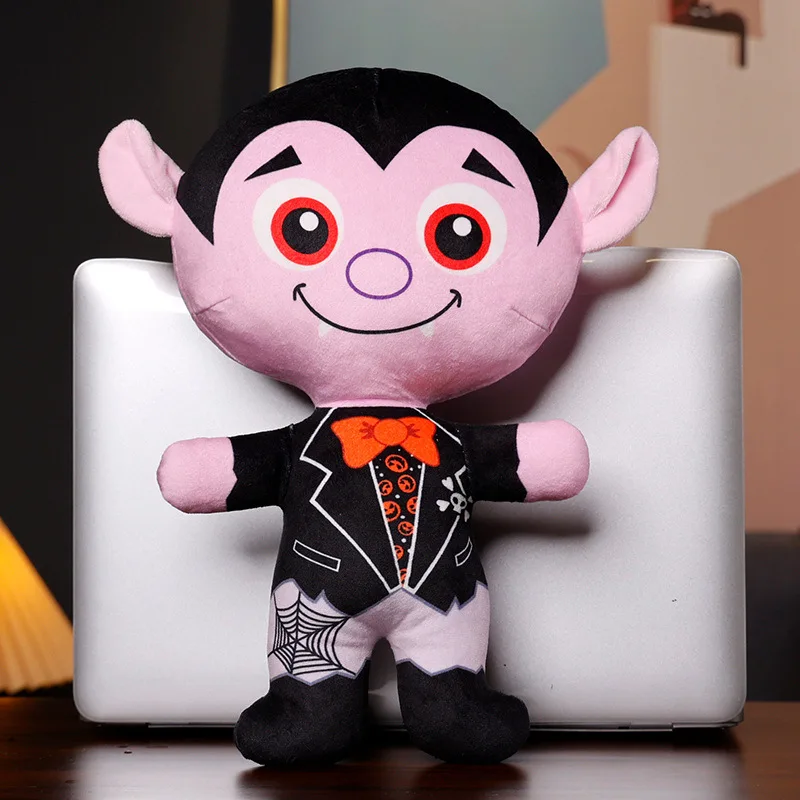 Halloween Pumpkin plush, Horrible Vampire Plush Toy, Halloween Skeleton Stuffed Plush doll