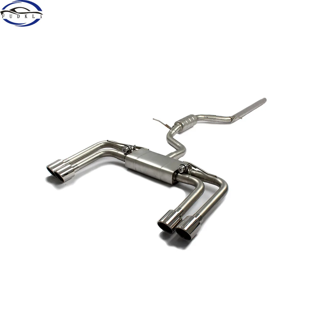 FUDKLi Valvetronic Catback Exhaust Exhaust System With Exhaust Valve Remote Controller For Volkswagen Tiguan  1.8T 2.0T