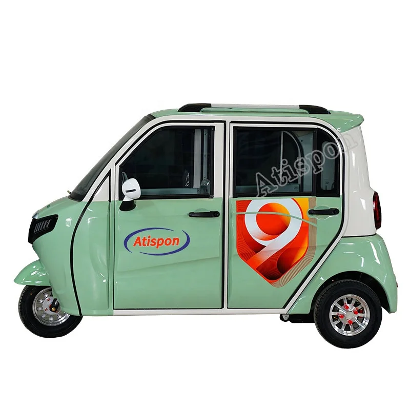OEM 3 Wheel Taxi Motorcycle Passenger 1000W/1200W Enclosed Scooter Tricycle Electric For Sale