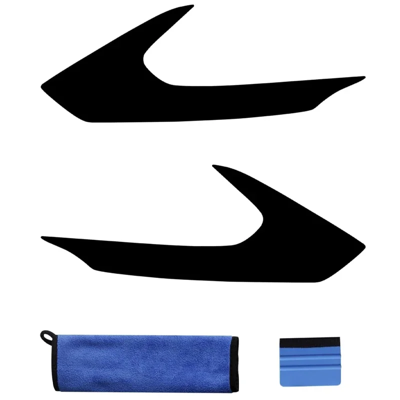 Headlight Side Marker Tint Vinyl Headlight Decal Pre-Cut Cover Overlay Cover Compatible for 2018-2021 Ford Mustang