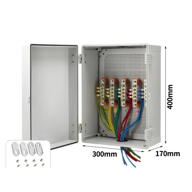 Cable T junction branch box 32a distribution box distribution box pvc 200 amp indoor plastic power