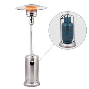 Easy to Operate Gas Patio Heater Pyramid Mushroom Outdoor Patio Heater for Garden Hotel Cafe LPG or Propane patio heater fuel
