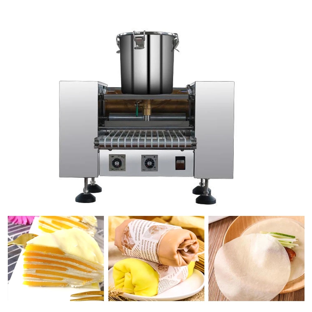Time Saving Pancake And Crepe Maker / Machine For Pancake / Thousand Layer Cake Crust Machine