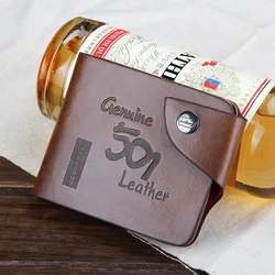 Оптовая продажа, мужской кожаный кошелек Baellerry, кошелек с зажимом для денег и монет в стиле ретро, кожаный мужской кошелек Hunter, бумажники