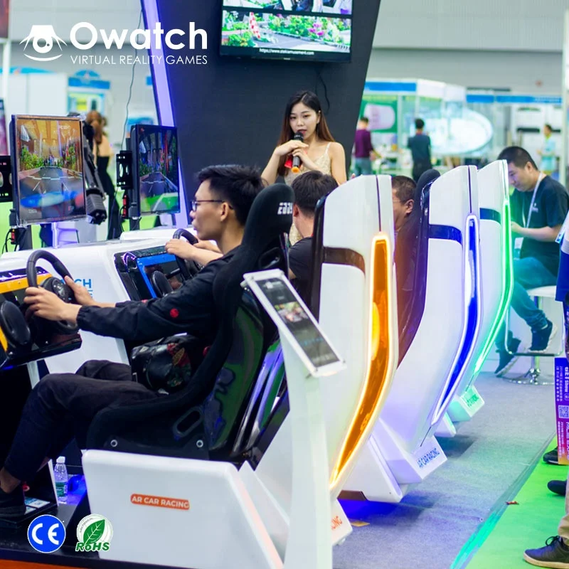 Novelty Interesting Kids love arcade machine Multiplayer 3 to 6 Person AR race car f1 racing simulator