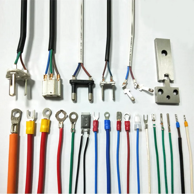 2-4T Semi automatic Insulated tube terminal crimping machine with vibrating plate