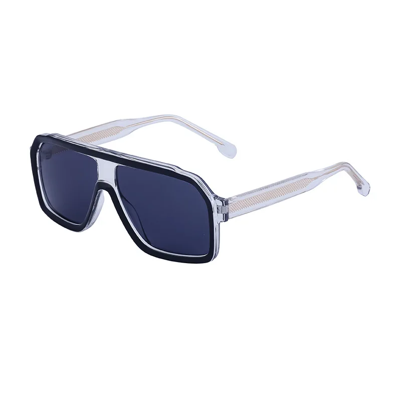 2024 New retro large square frame sunglasses male fashion driving sun glasses male wholesale shades