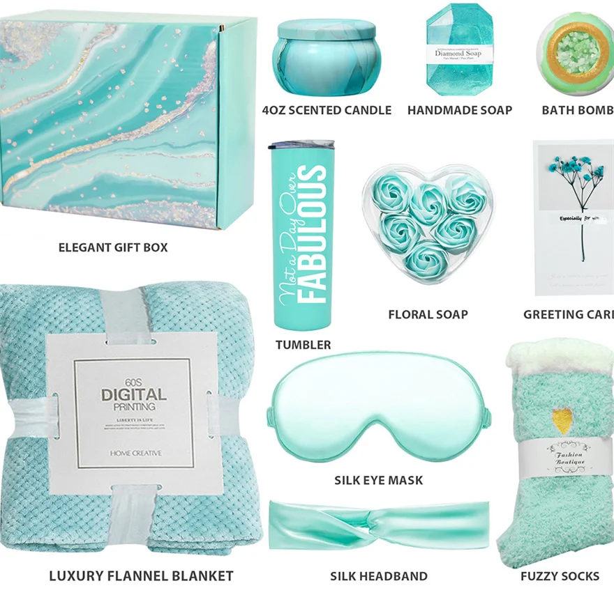 custom made logo printed personalized merchandise cheapest items women gift set in box gift item set luxury promotional