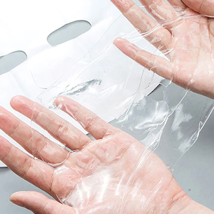 OEM/ODM private label skin care crystal collagen hydrating beauty facial sheet co2 carboxy gel face mask sheet