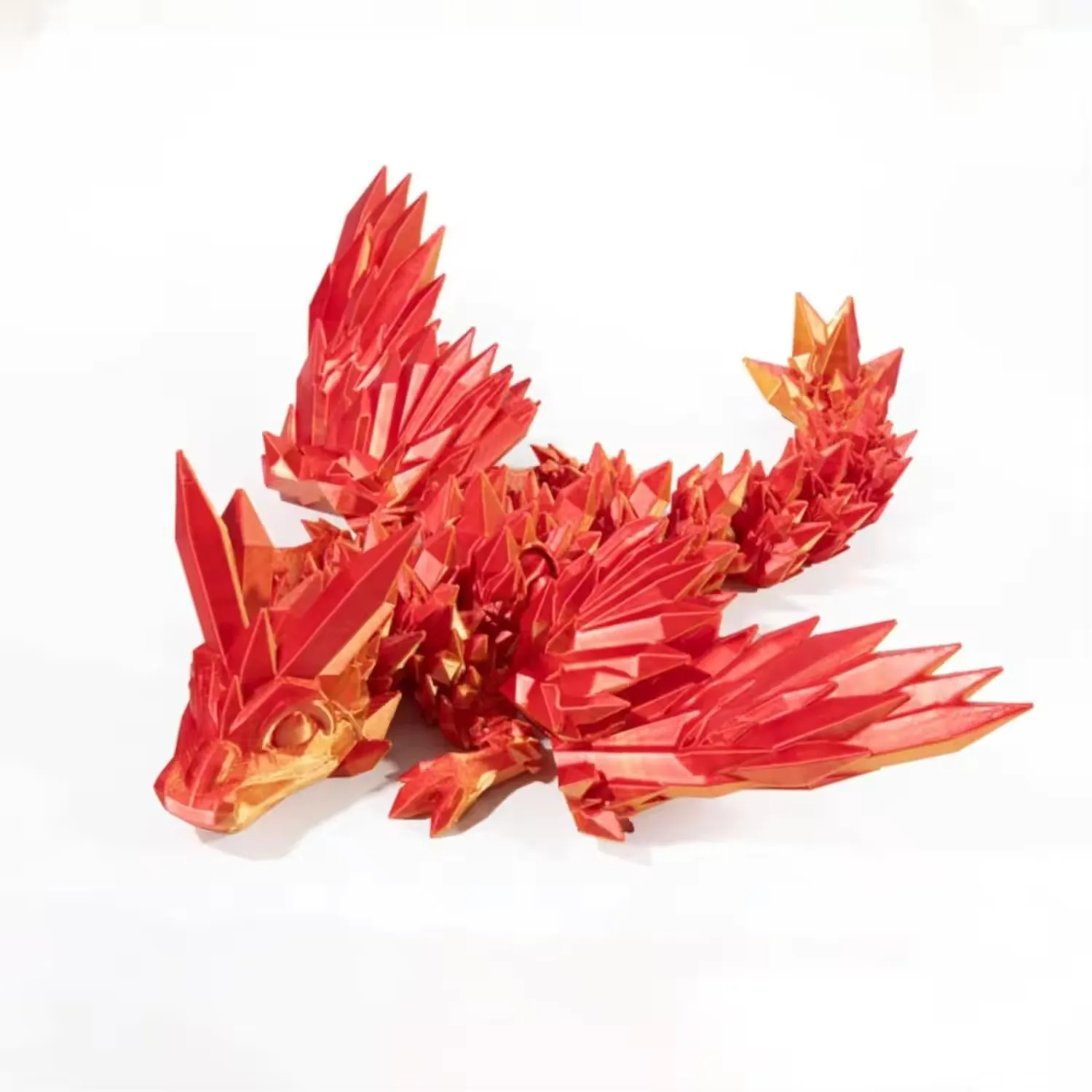 2025 3D Printed Gem Articulated Dragon Rotatable 3D Dragon Toy Mystery Dragon Egg Fidget Surprise Toy For Autism