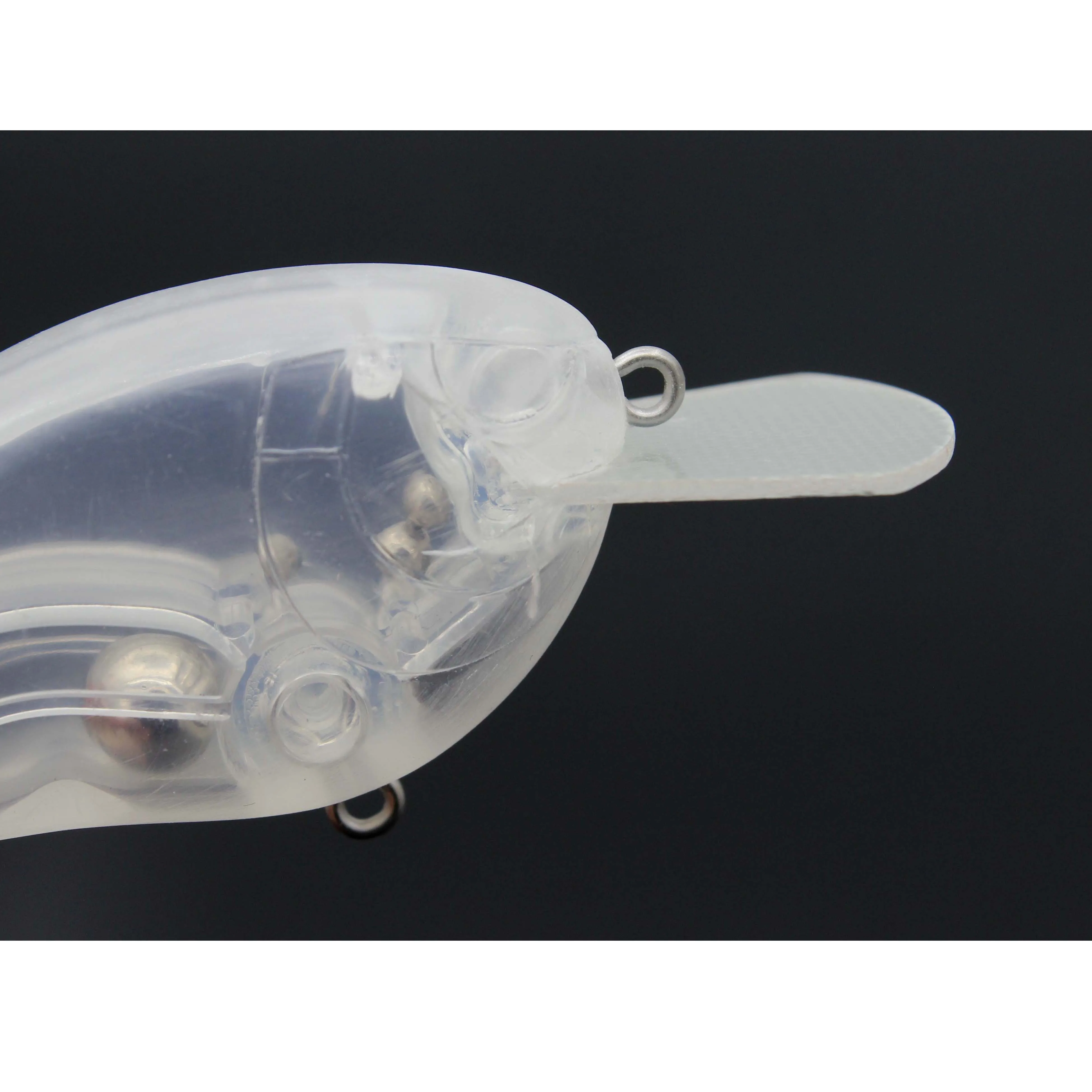 Hard plastic little john bait unpainted fishing lure body